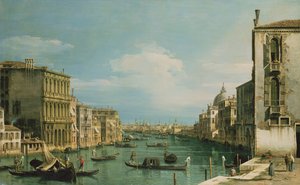 Il Canal Grande a Venezia visto da est dal Campo di San Vio da Giovanni Antonio Canal