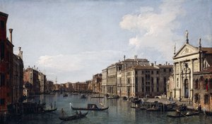 Il Canal Grande, Venezia, guardando a Sud-Est da San Stae alle Fabbriche Nuove di Rialto da Giovanni Antonio Canal