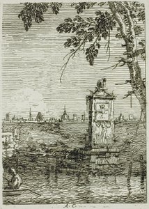 Il piccolo monumento, da Vedute da Canaletto