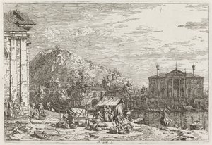 Il mercato di Dolo da Canaletto