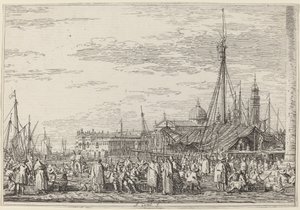 Il mercato sul Molo da Canaletto