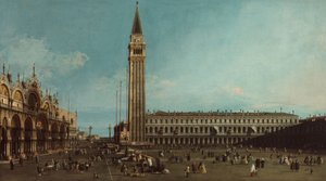 La Piazza San Marco, Venezia da Giovanni Antonio Canal