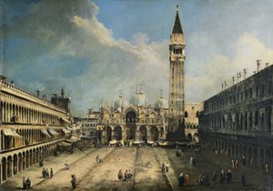 The Piazza San Marco in Venice da Canaletto