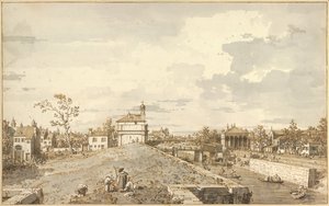 La Porta Portello con il Canale del Brenta a Padova, 1740-1743 da Canaletto