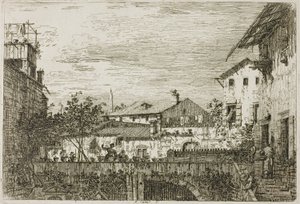 La terrazza, da Vedute da Canaletto