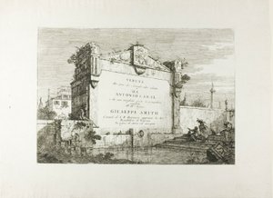 Pagina del titolo, da Vedute da Canaletto