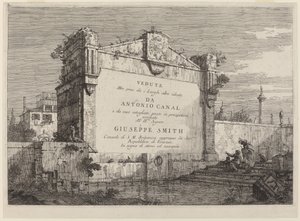 Tavola del titolo, c. 1735-1746 da Canaletto