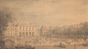 Vista della Vecchia Somerset House dal Tamigi da Canaletto