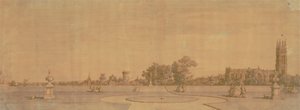 Warwick: La Città e il Castello dai Giardini del Priorato da Canaletto