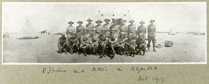 Ufficiali e sottufficiali in N.Z.M.A.A., ottobre 1917