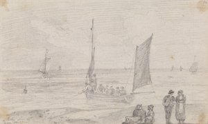 Una festa vicino alla spiaggia di Brighton, 18 settembre 1815 da Capt. Thomas Hastings