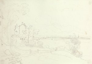 A Newnham Guardando il Severn verso Est, Marzo 1848 da Capt. Thomas Hastings
