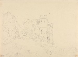 Castello di Carisbrooke, 9 maggio 1826 da Capt. Thomas Hastings