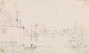 Cowes, dal traghetto di West Cowes, 22 marzo 1826 da Capt. Thomas Hastings