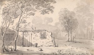 Flamstead End, Vecchia Casa di Ruskin vicino a Cheshunt, Maggio 1814