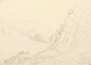 Da Anglers Rock, Ennerdale Lake, 10 maggio 1836 da Capt. Thomas Hastings