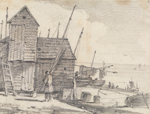 Spiaggia di Hastings, 7 ottobre 1820 da Capt. Thomas Hastings