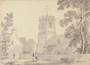 Chiesa di Henstridge, 23 agosto 1833 da Capt. Thomas Hastings