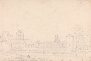 Sul Stour vicino a West Gate, Canterbury da Capt. Thomas Hastings