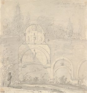 Resti sassoni in un giardino a Canterbury da Capt. Thomas Hastings