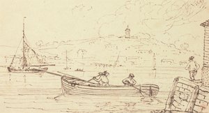 Schizzo di barcaioli, West Cowes, 16 febbraio 1826 da Capt. Thomas Hastings