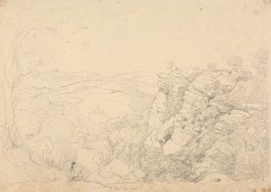 Schizzo delle rocce di Chudleigh, Devon