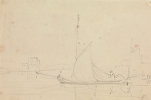 Schizzo di una Barca a Vela
