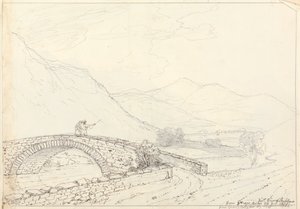 La pietra di Bowder, Jaws of Borrowdale, sabato 27 giugno 1835 da Capt. Thomas Hastings