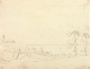 West Cowes dalla Casa della Signora Baily, 8 Luglio 1826 da Capt. Thomas Hastings