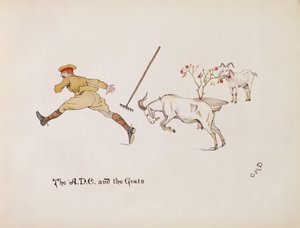 The A.D.C and the Goats, da The Leaguer of Ladysmith, 1900
