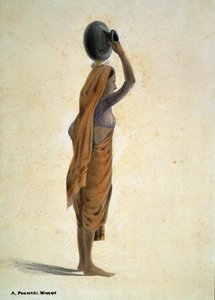 Una donna Purwari, India da Captain Cornelius Francis James