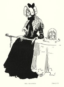 Personaggio di Dickens: Mrs Micawber da Captain Edward Henry Handley Read