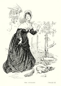 Personaggio di Dickens: Mrs Nickleby da Captain Edward Henry Handley Read