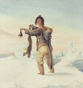 Un eschimese delle Isole Selvagge, 1821 da Captain George Francis Lyon