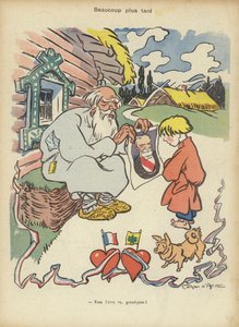 Visita del presidente Loubet in Russia, illustrazione per Le Rire