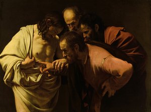 Il Tommaso infedele - Michelangelo Merisi, detto il Caravaggio