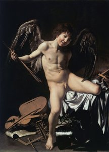 Tedesco: Amor als Sieger Amor Vincit Omnia da Caravaggio