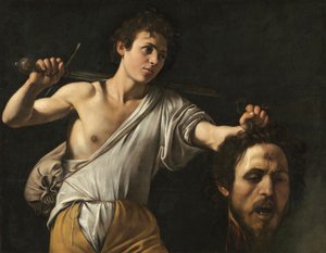 Italiano:  Davide con la testa di Golia Davide con la testa di Golia da Caravaggio