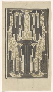 Progetto decorativo da Carel Adolph Lion Cachet