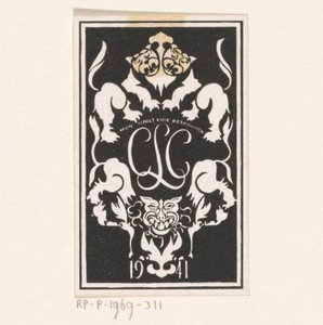 Ex libris di Carel Lion Cachet