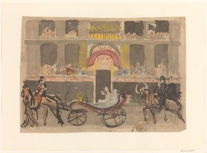 Progetto per decorazione per Herengracht 527 da Carel Adolph Lion Cachet