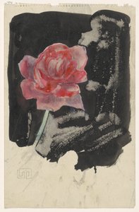 Rosa rossa da Carel Adolph Lion Cachet