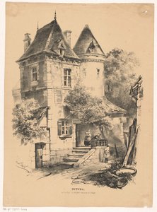 Ingresso di servizio di un castello o residenza da Carel Christiaan Antony Last