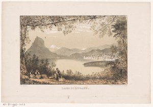 Veduta del Lago di Lugano da Carel Christiaan Antony Last