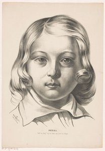 Testa di un ragazzo da Carel Christiaan Antony Last
