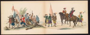 Mascherata degli studenti di Leida, 1850 (tavola 12) da Carel Christiaan Antony Last