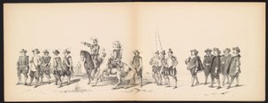 Mascherata degli studenti di Leida, 1850 (tavola 2) da Carel Christiaan Antony Last