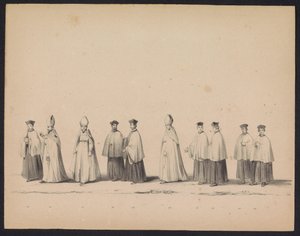 Mascherata degli studenti di Utrecht, 1846 (tavola 11) da Carel Christiaan Antony Last