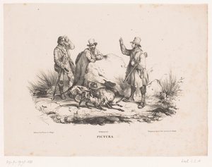Cacciatori a riposo da Carel Christiaan Antony Last