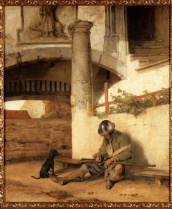 La sentinella addormentata da Carel Fabritius